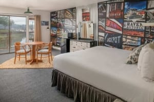 Photo of a Riverwalk Inn Themed Room, Just Steps from Some of the Best Bars in Astoria, Oregon.
