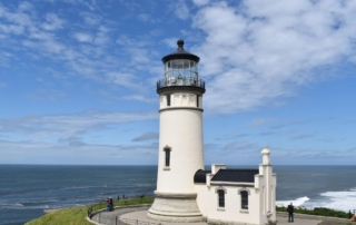 A lighthouse that you can see on the Oregon Washington Border.